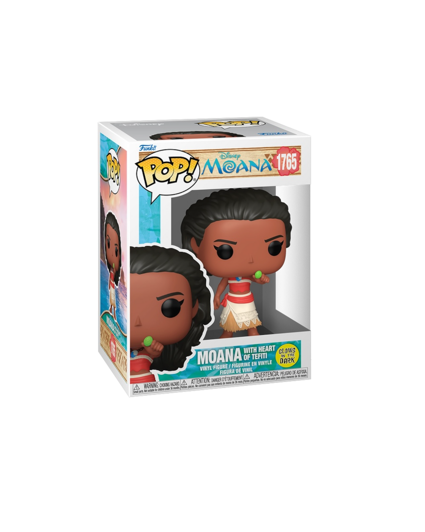 Funko Pop! 1765 Moana with heart of Tefiti | Glows in the dark (Pre-Order)