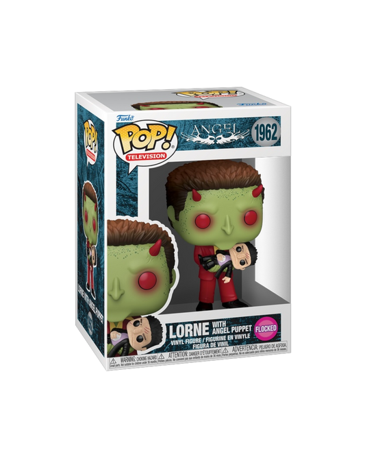 Funko Pop! 1962 Lorne with Angel Puppet | Flocked (Pre-Order)