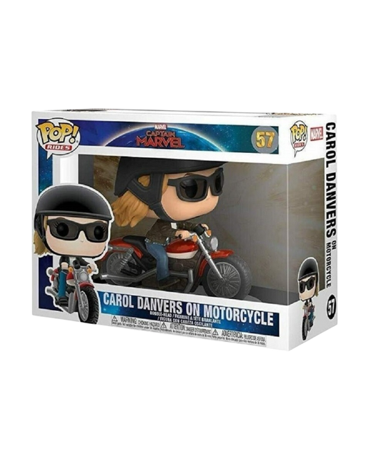 Funko Pop! 57 Carol Danvers on motorcycle