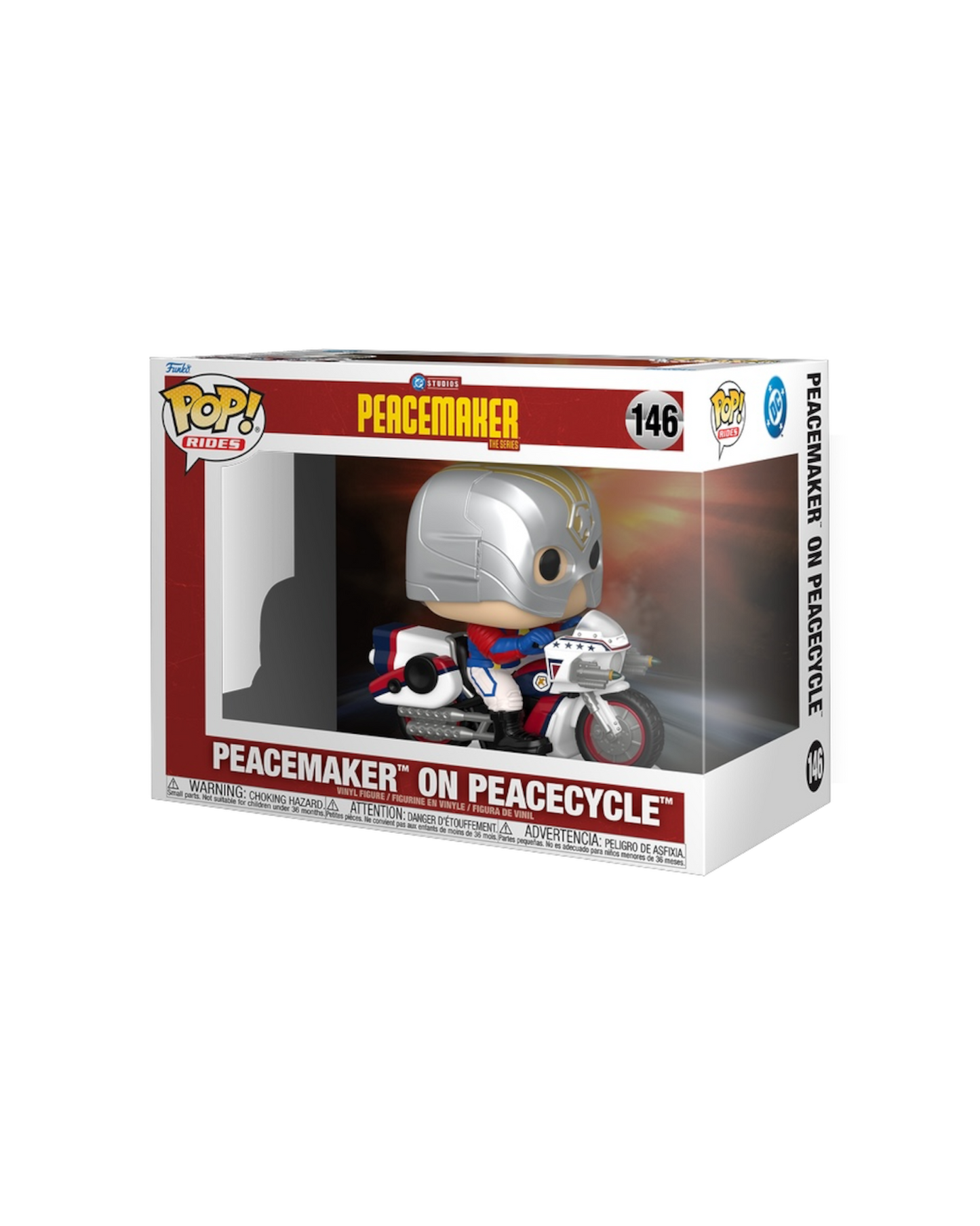 Funko Pop! Rides 146 Peacemaker one Peacecycle (Pre-Order)