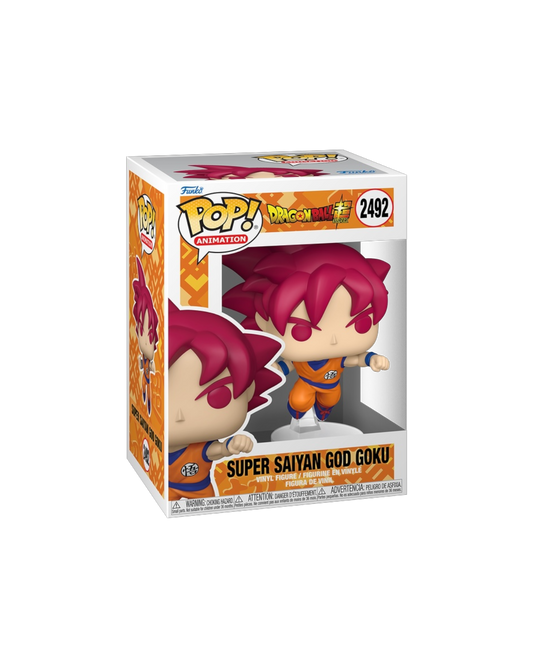 Funko Pop! 2492 Super Saiyan God Goku (Pre-Order)
