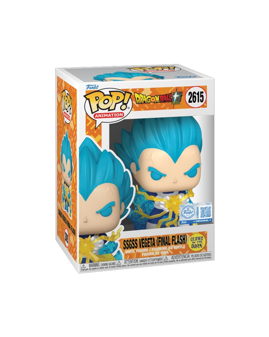 Funko Pop! 2615 SSGSS Vegeta (final flash) | Special edition | Glows in the dark (Pre-Order)
