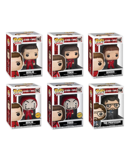 LOTTO UNICO Funko Pop! La Casa di Carta | Chase
