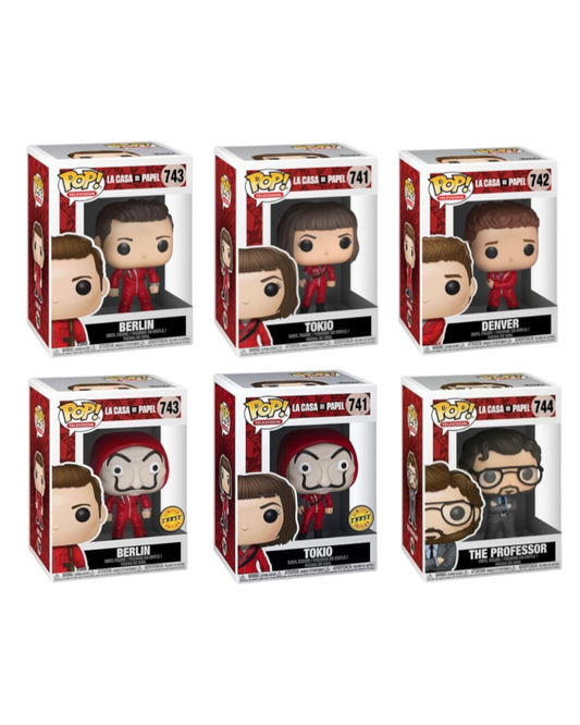LOTTO UNICO Funko Pop! La Casa di Carta | Chase