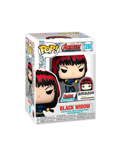 Funko Pop! 1260 Black Widow | Amazon Exclusive