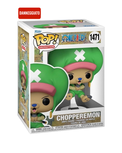 Funko Pop! 1471 Choppermon (Base del funko danneggiata)
