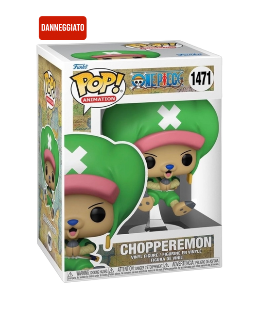 Funko Pop! 1471 Choppermon (Base del funko danneggiata)