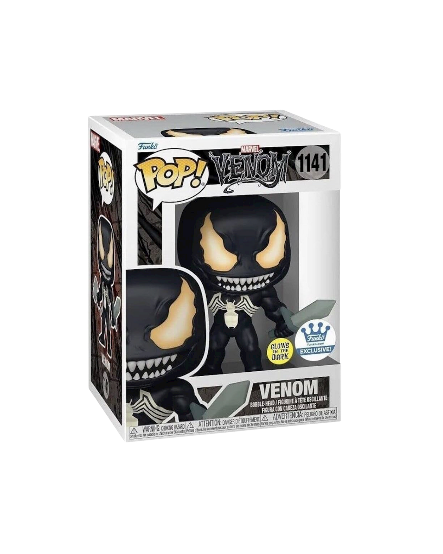 Funko Pop! 1141 Venom | Funko Exclusive | Glows in the dark