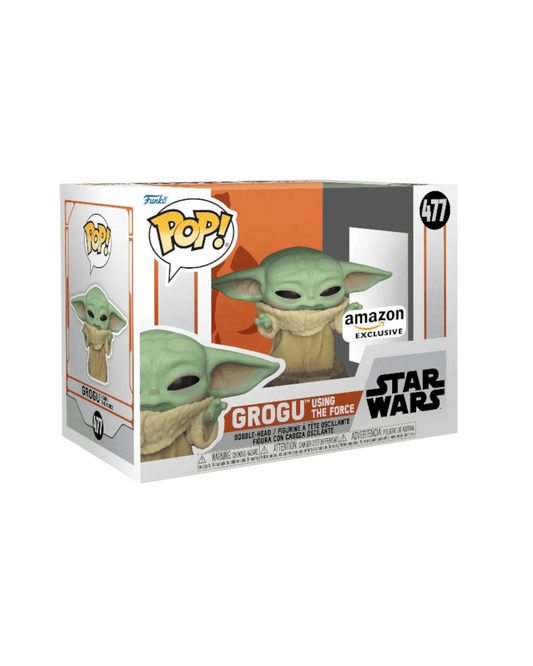 Funko Pop! 477 Grogu using the force | Amazon Exclusive