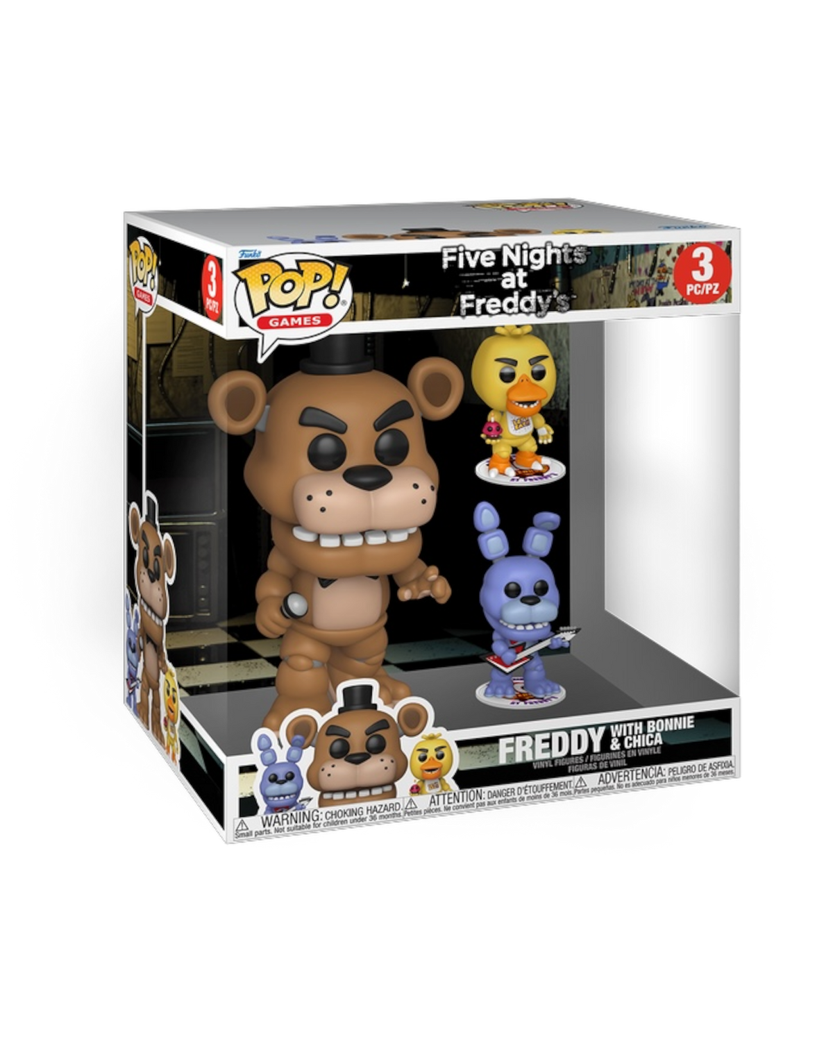 Funko Pop! Jumbo 3 pack Freddy with Bonnie & Chica (Pre-Order)