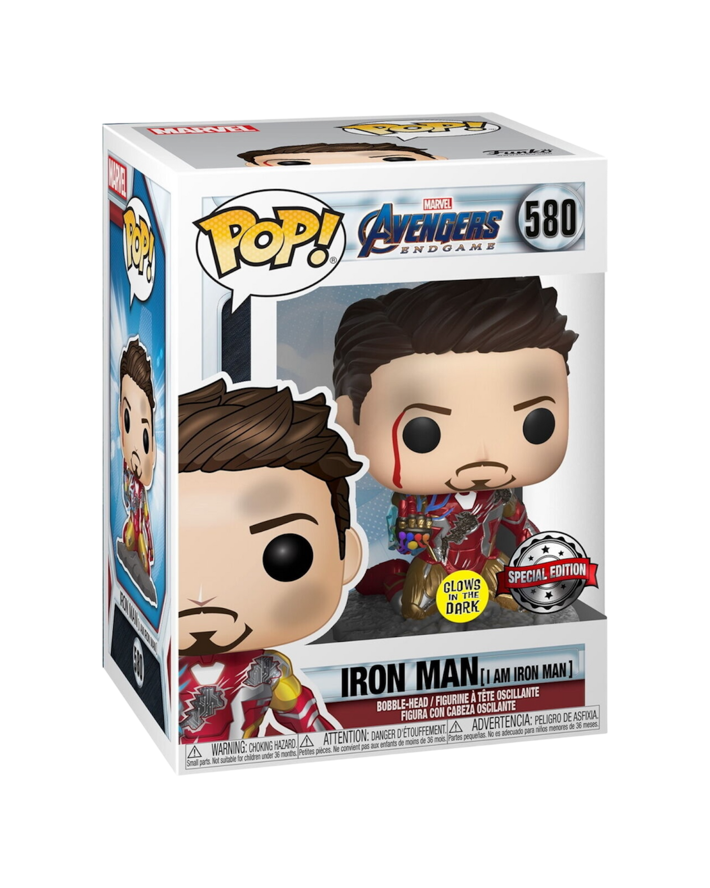 Funko Pop! 780 Iron Man (I am Iron Man) | Special edition | Glows in the dark