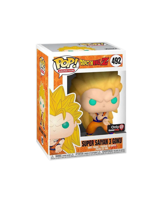 Funko Pop! 492 Super Saiyan 3 Goku | Only at GameStop