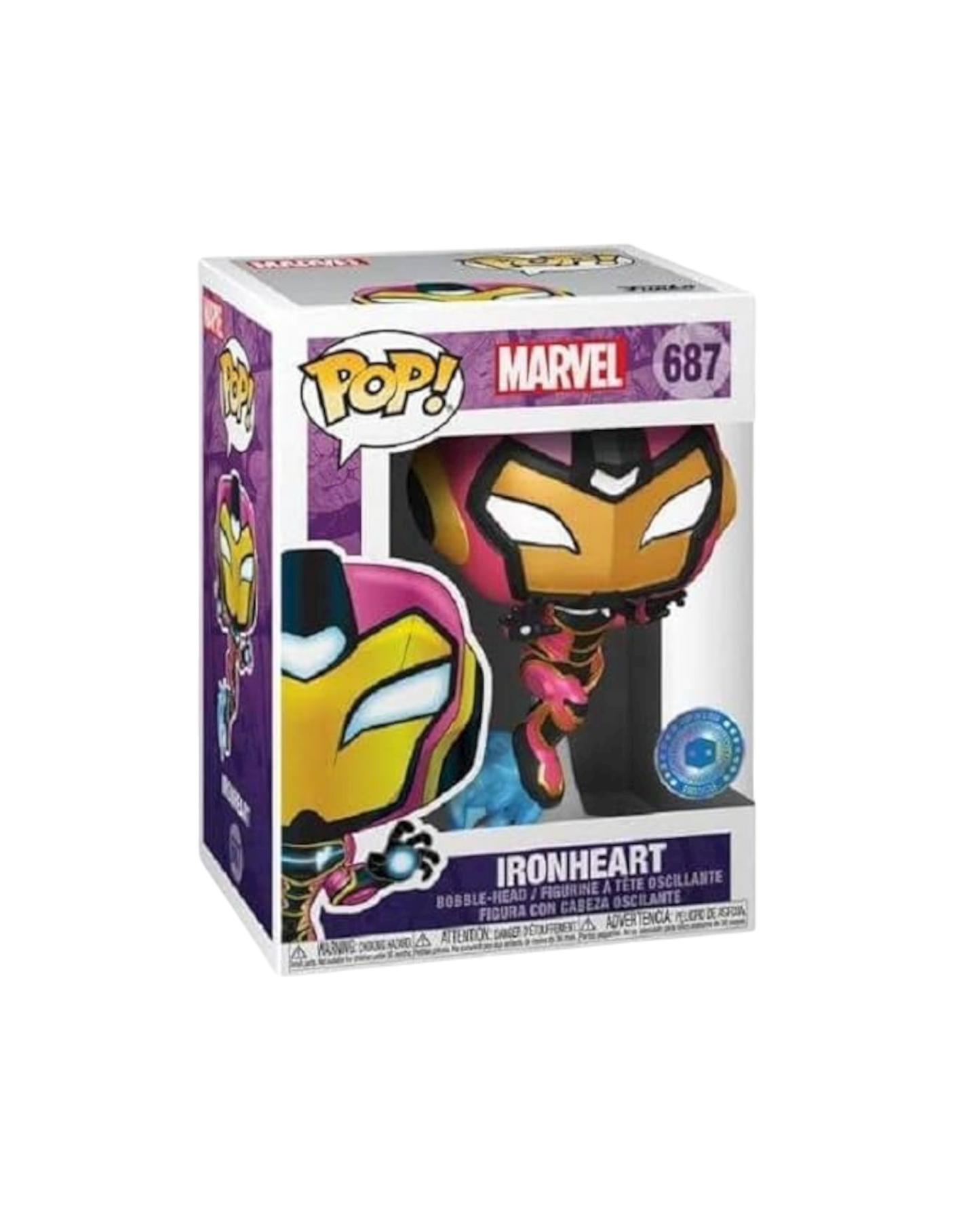 Funko Pop! 687 Ironheart | Pop in a box
