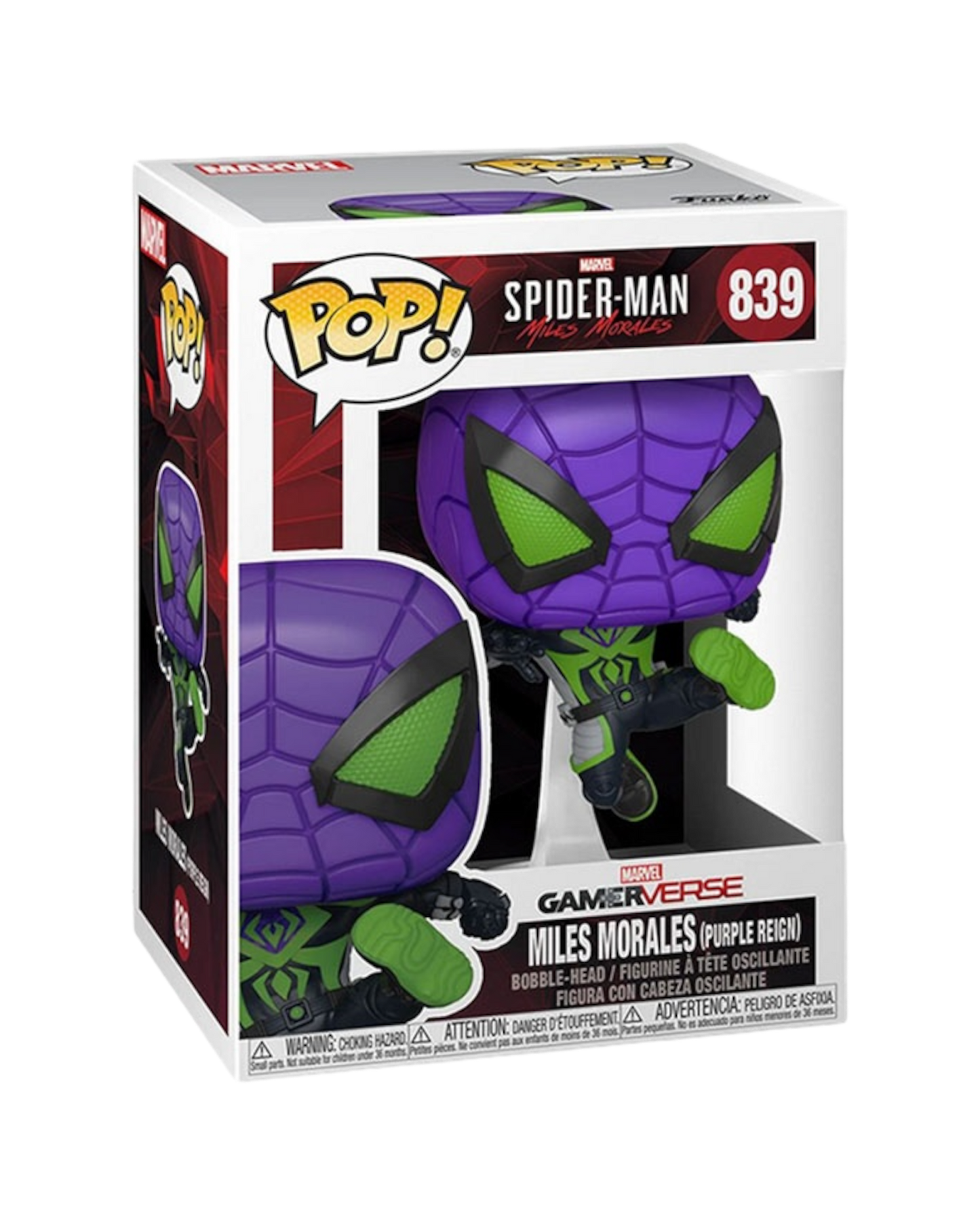 Funko Pop! 839 Miles Morales (purple suit)