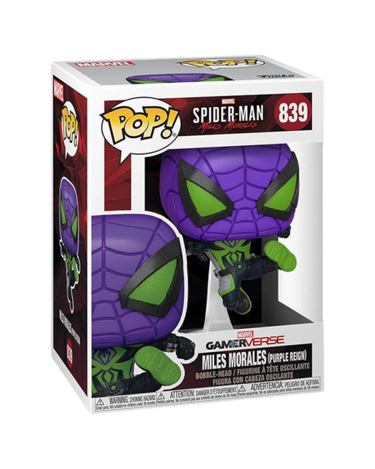 Funko Pop! 839 Miles Morales (purple suit)