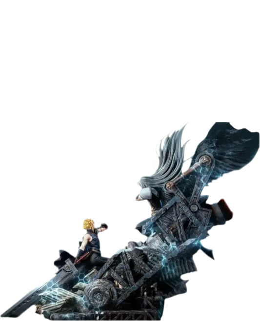 Statua Final Fantasy Sephirot vs Cloud Strife | Dragon x Fantasy Studio | Resin Statue