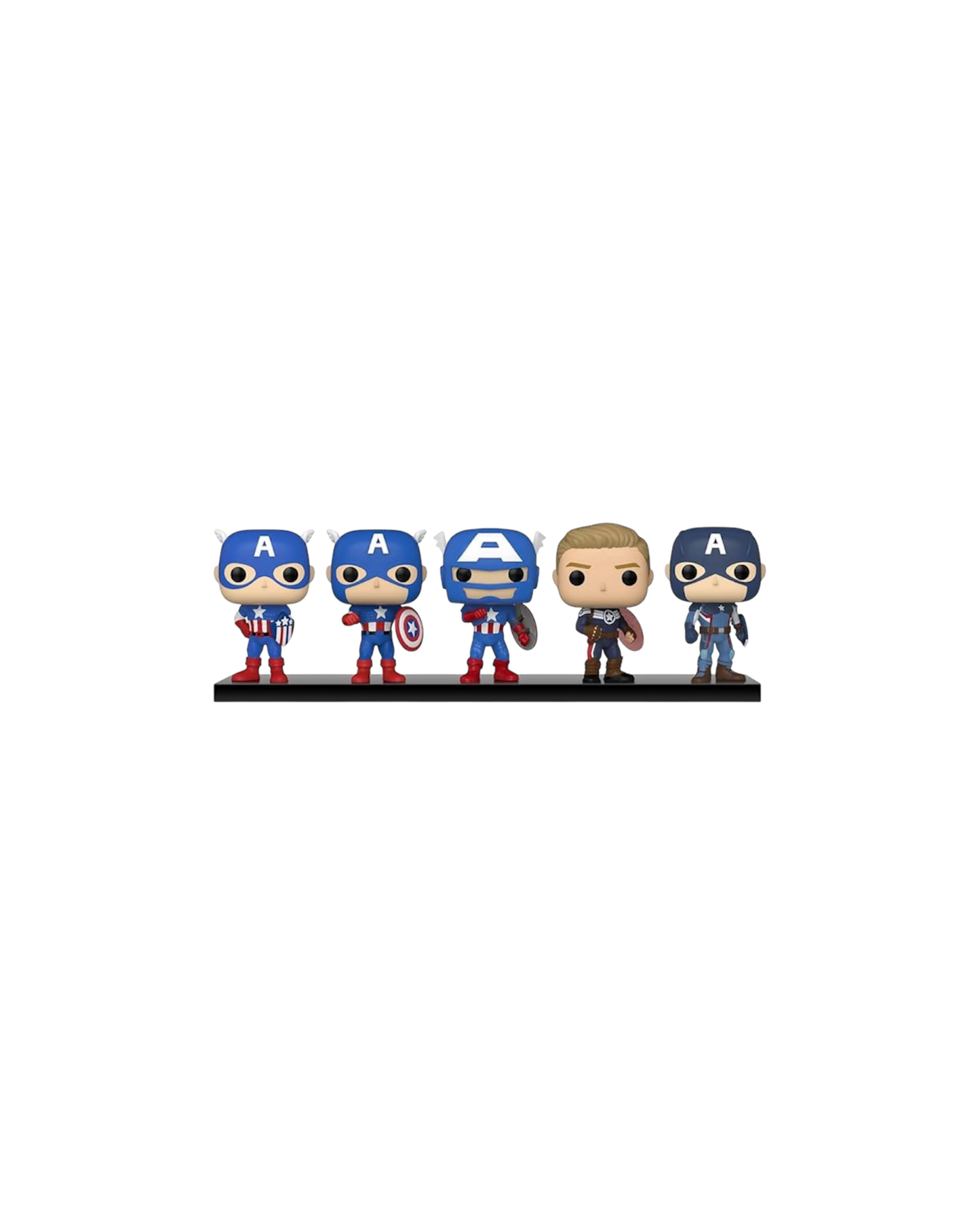 Funko Pop! 4 pack Captain America: through the ages | Amazon Exclusive