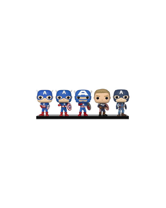 Funko Pop! 4 pack Captain America: through the ages | Amazon Exclusive
