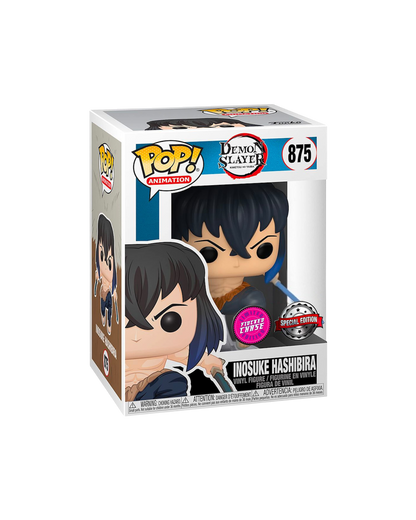 Funko Pop! 875 Inosuke Hashibira | Funko Special | Flocked