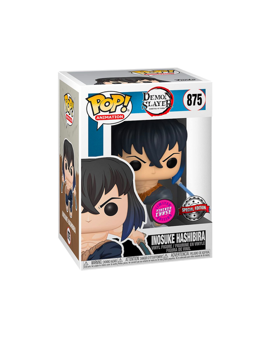 Funko Pop! 875 Inosuke Hashibira | Funko Special | Flocked