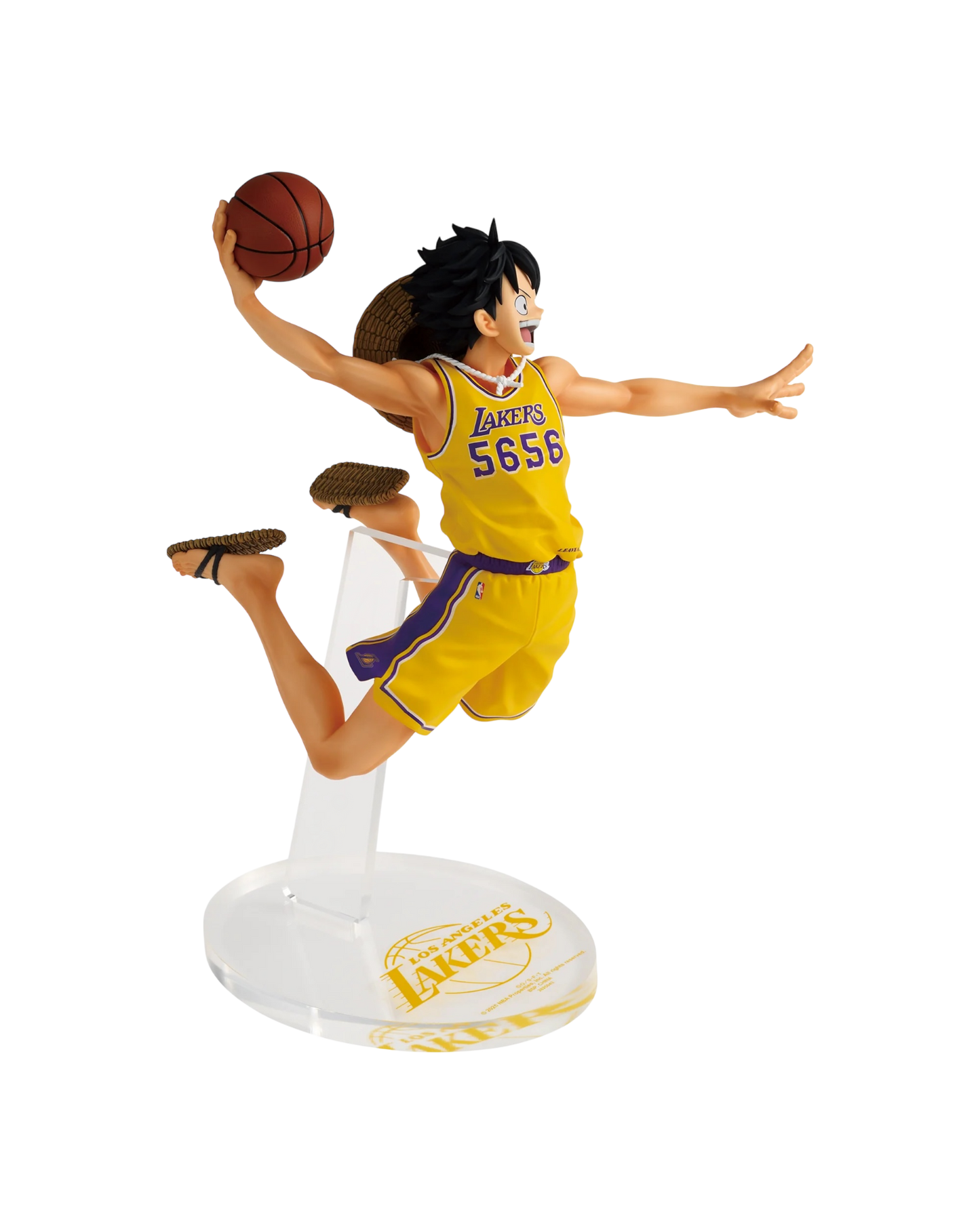 Figure NBA Master Stars Piece The Monkey D. Luffy Los Angeles Lakers | Banpresto
