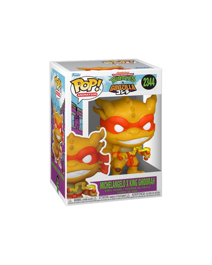 Funko Pop! 2344 Michelangelo x King Ghidorah (Pre-Order)