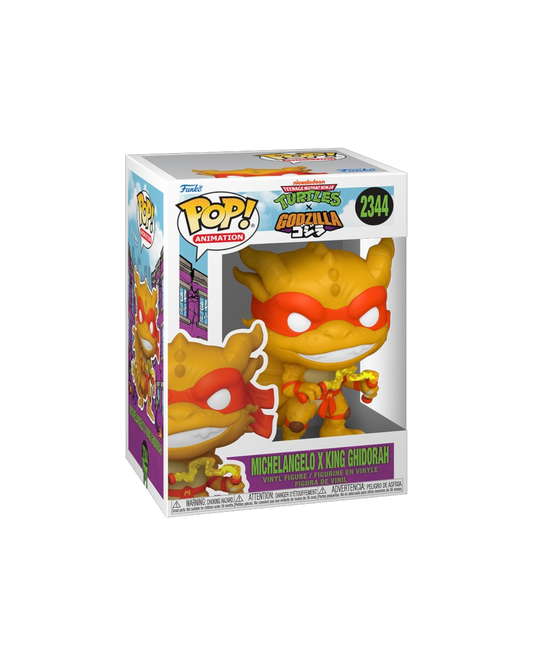 Funko Pop! 2344 Michelangelo x King Ghidorah (Pre-Order)