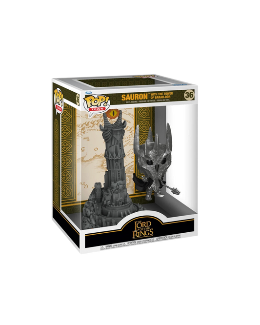 Funko Pop! Town 36 Sauron with The Tower of Barad-Dur | Glows in the dark (Pre-Order)