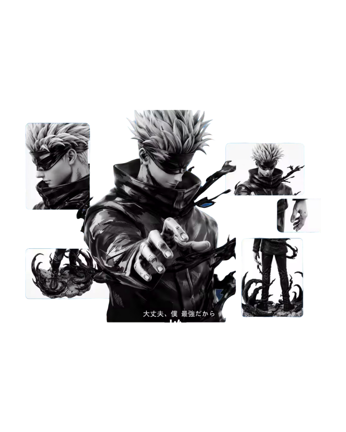 Statua Gojo x Ryomen Sukuna | Shu Studio | Resin statue (Pre-Order)