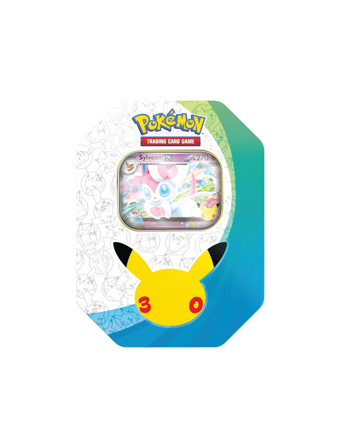 Pokémon 30th Anniversary Sylveon-ex and Greninja-ex Collector Tin | Italian