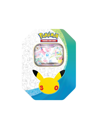 Pokémon 30th Anniversary Sylveon-ex and Greninja-ex Collector Tin | Italian