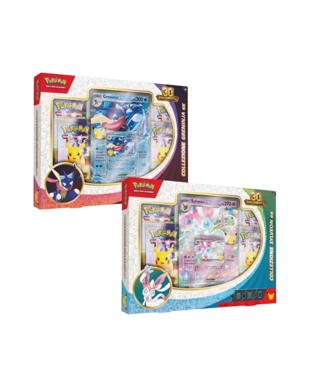 Pokémon 30th anniversary | Collezione Sylveon ex e Greninja ex | Italiano