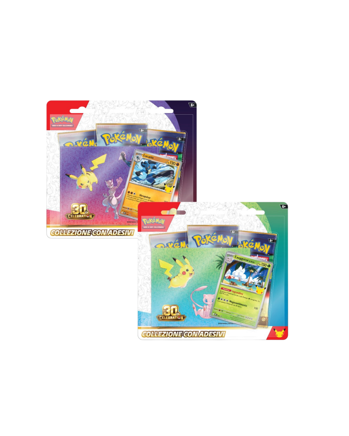 Pokémon 30th anniversary | Collezione con adesivi | Italiano