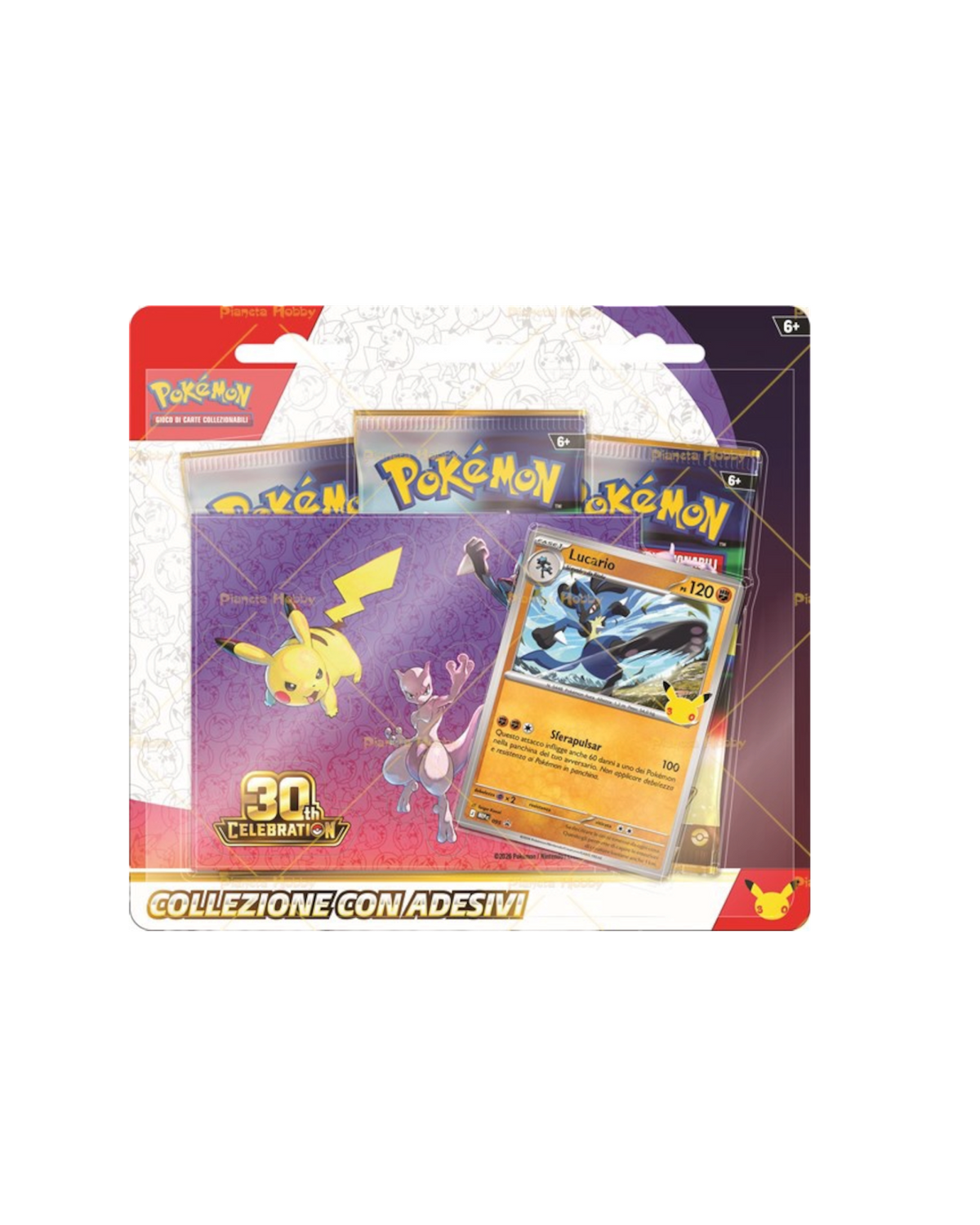 Pokémon 30th anniversary | Collezione con adesivi | Italiano