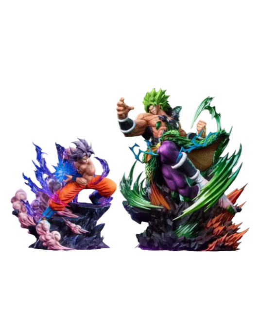 Goku Ultra Instinct vs. Broly Statue | Forge Studio | Resin Statue (Pre-Order)