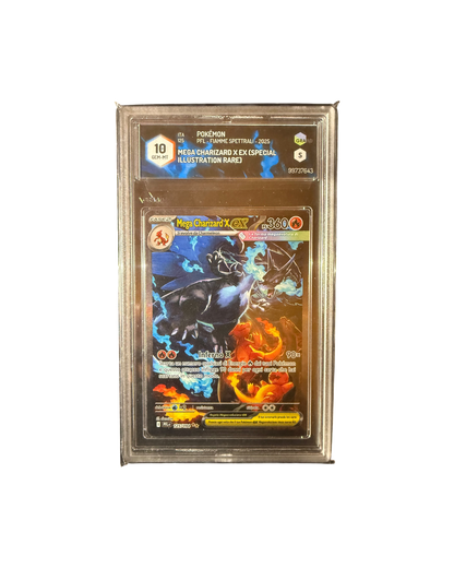 GRAAD 10 GEM-MT | Pokémon PFL - Fiamme spettrali - 2025 | Mega Charizard ex (special illustration rare) | ITA