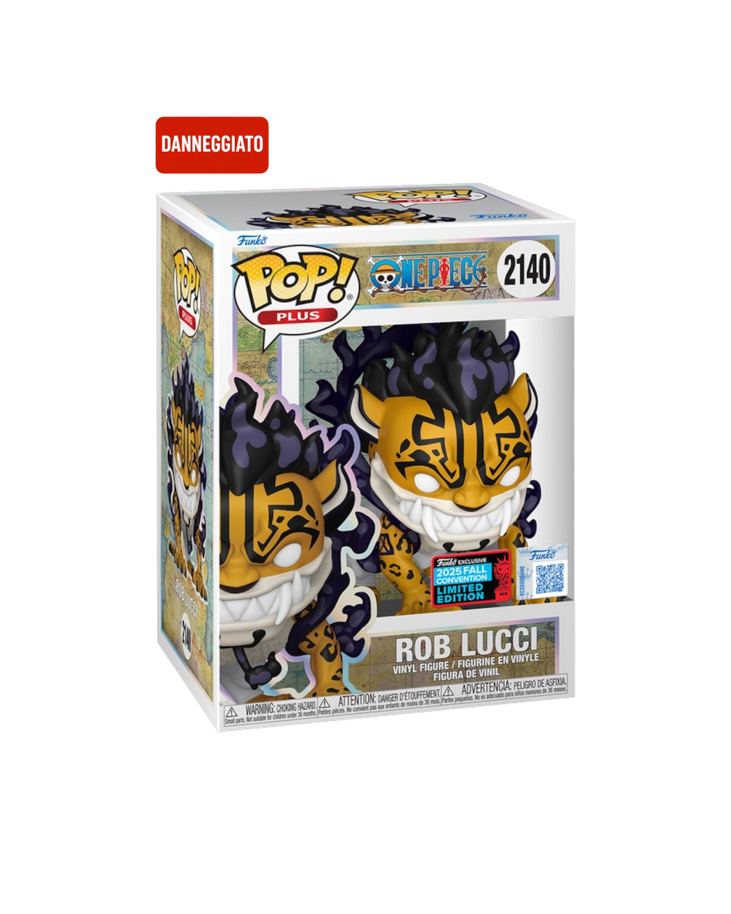 Funko Pop! 2140 Rob Lucci | Special Edition | Fall Convention 2025 (Scatola danneggiata)
