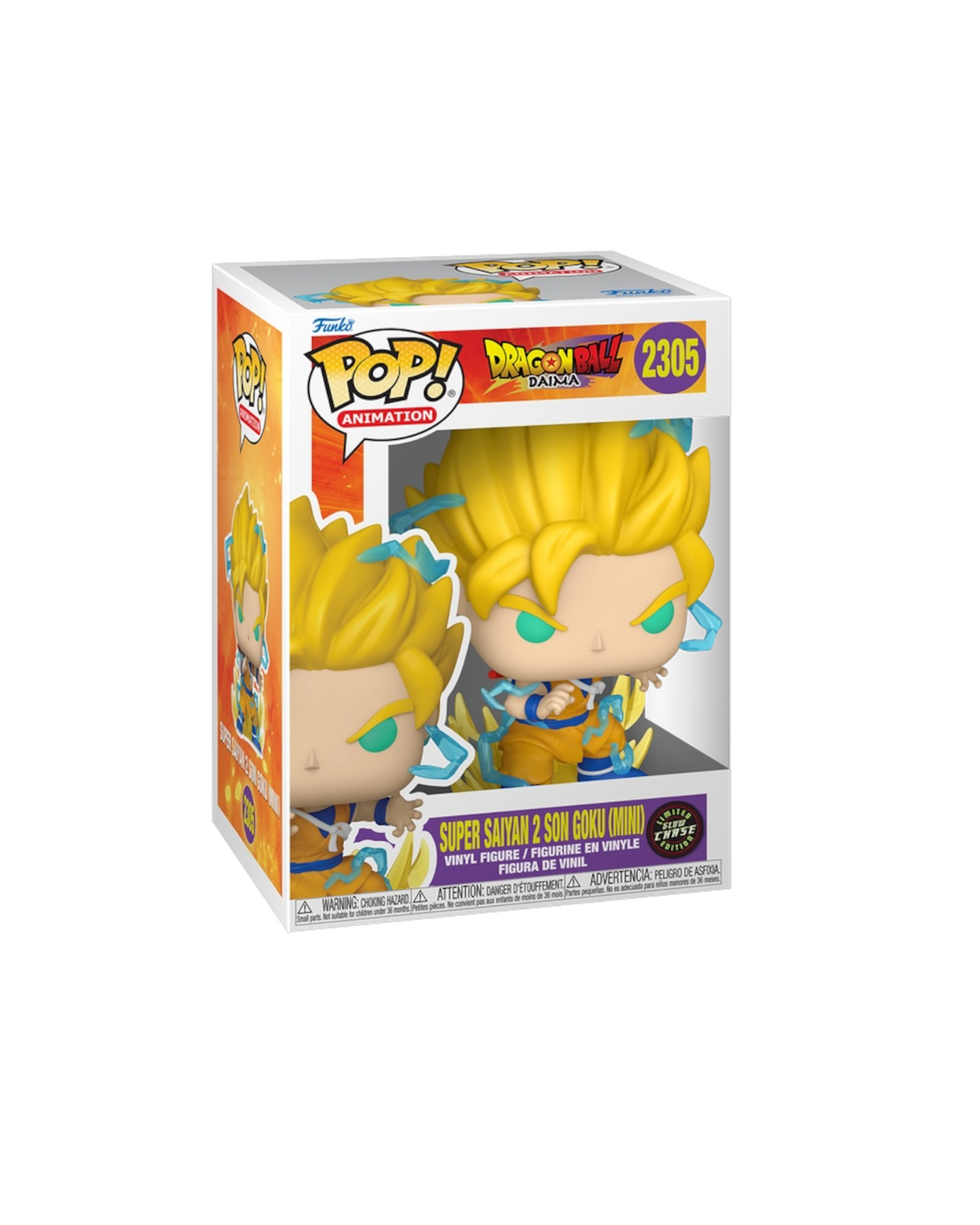 Funko Pop! 2305 Super Saiyan 2 Son Goku (Mini) | Chase | Glows in the dark