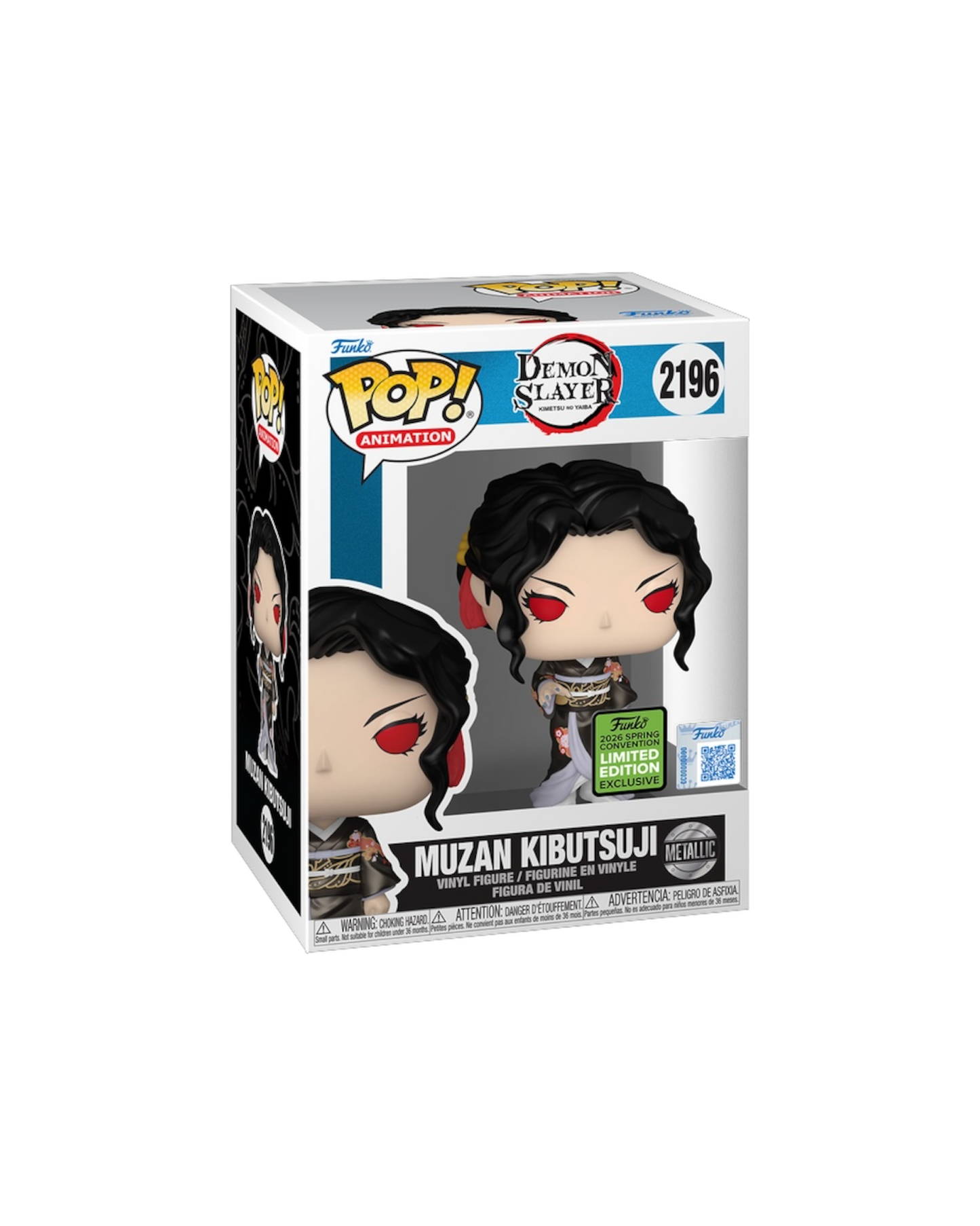 Funko Pop! 2196 Muzan Kibutsuji | Spring Convention 2026 | Metallic
