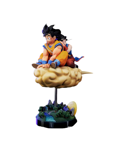 Statua Goku X Chichi love above the clouds | PL Studio | Resin statue (Pre-Order)