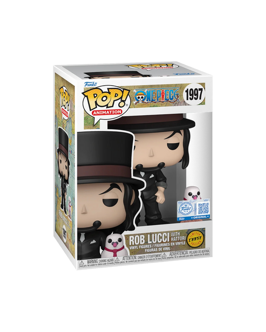 Funko Pop! 1997 Rob Lucci with Hattori | Chase | Special Edition