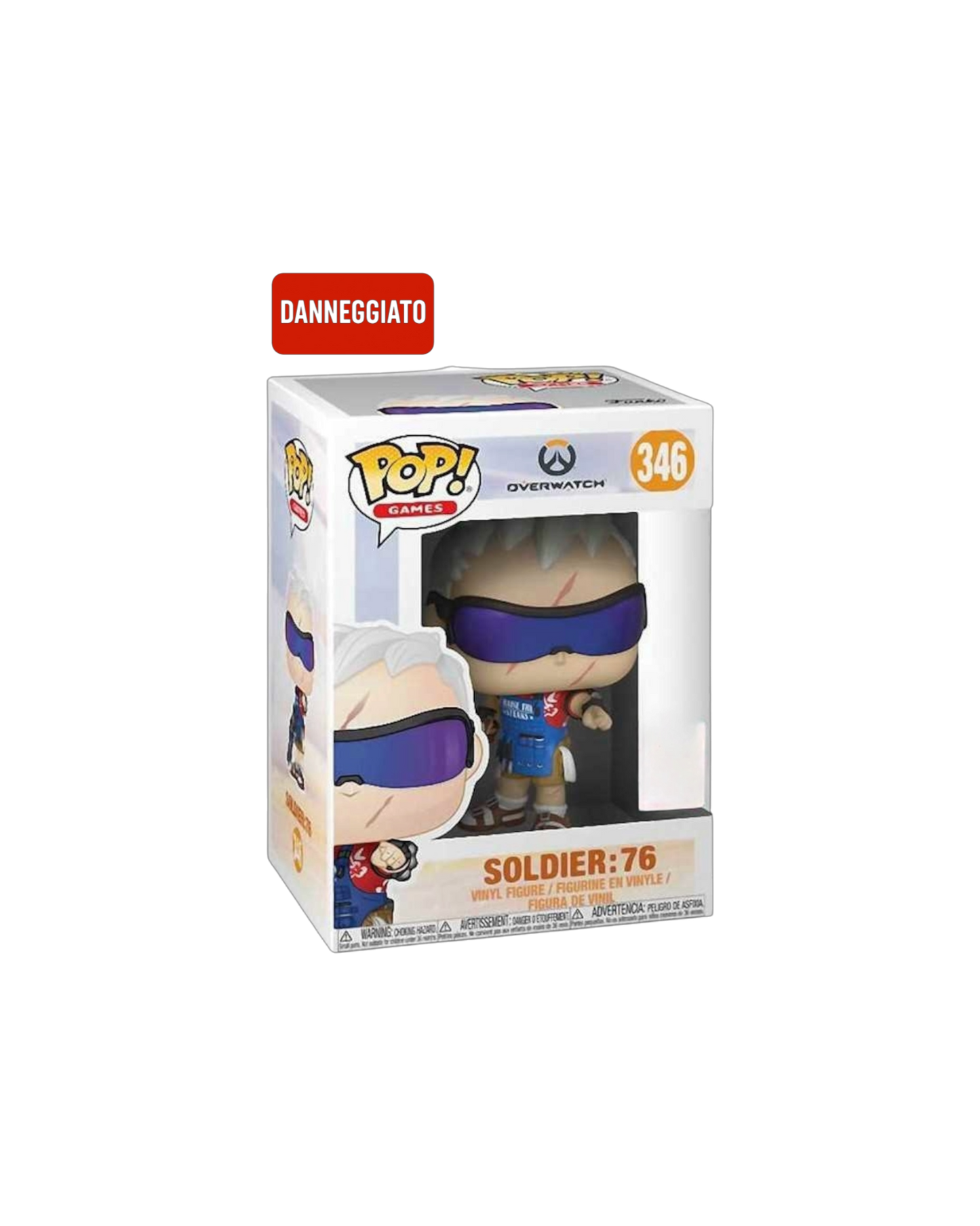 Funko Pop! 346 Soldier: 76 (scatola danneggiata)