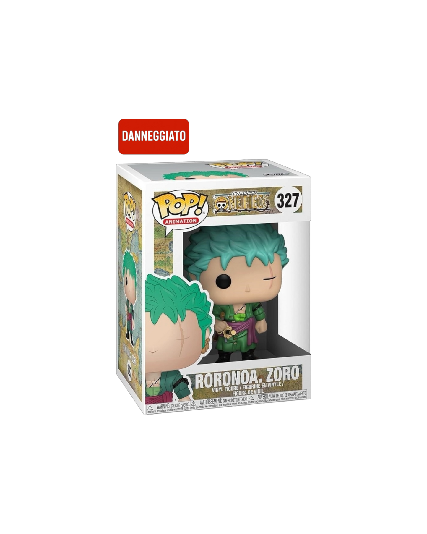 Funko Pop! 327 Roronoa Zoro (scatola danneggiata)