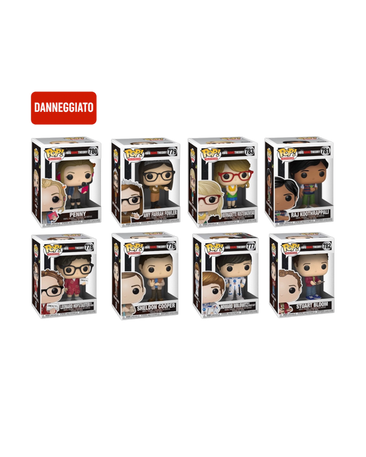 LOTTO UNICO Funko Pop! Big Bang Theory (Bernadette scatola lievemente danneggiata sul lato)