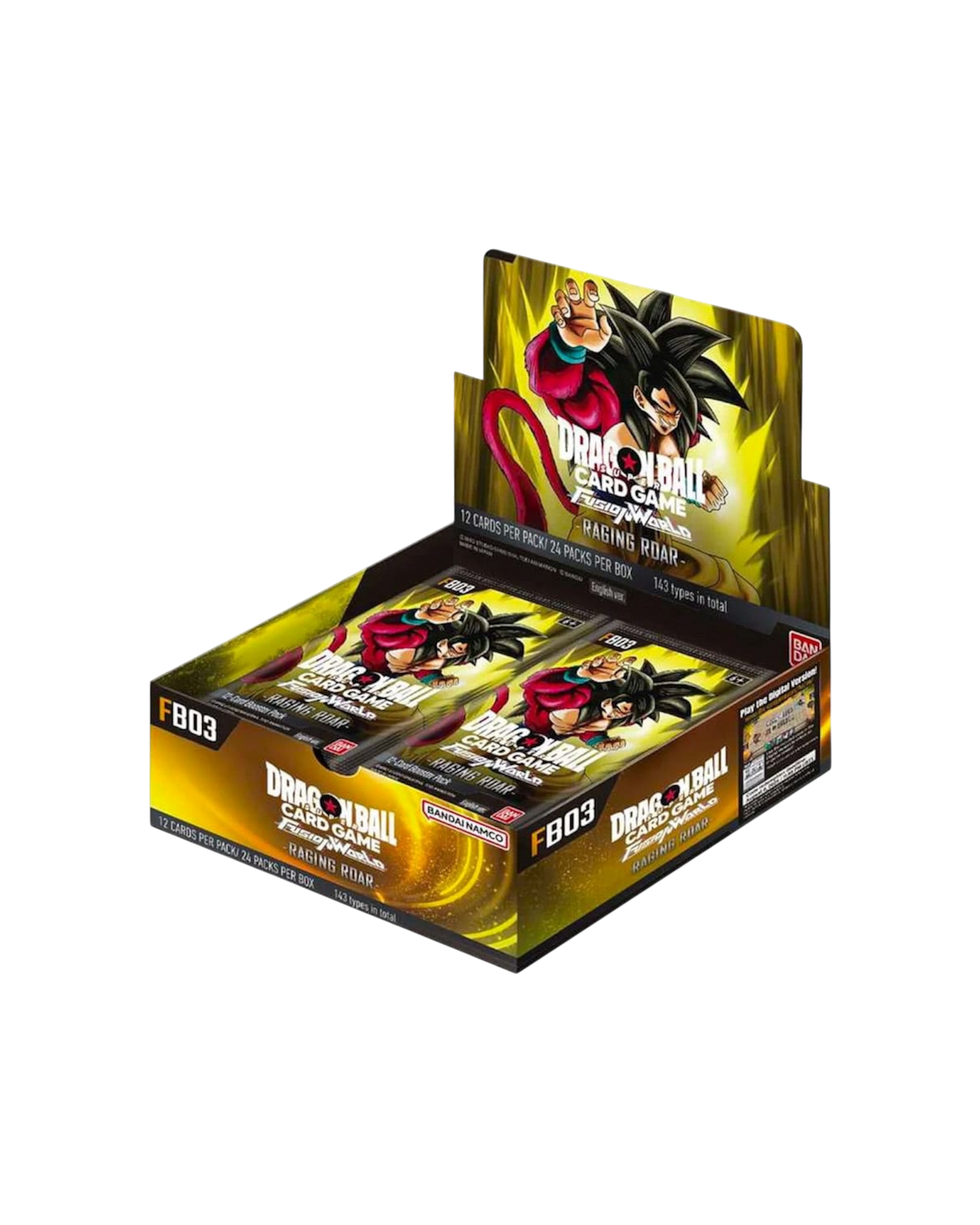 Dragon Ball Super FB03 “Raging Roar” Box | English (Pre-Order)