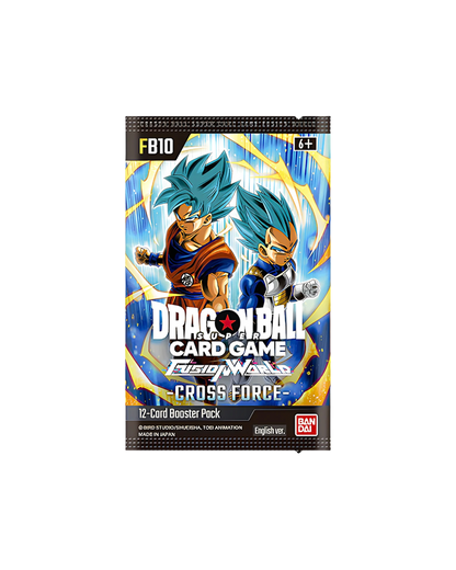 Dragon Ball Super FB10 “Cross Force” Box | English (Pre-Order)