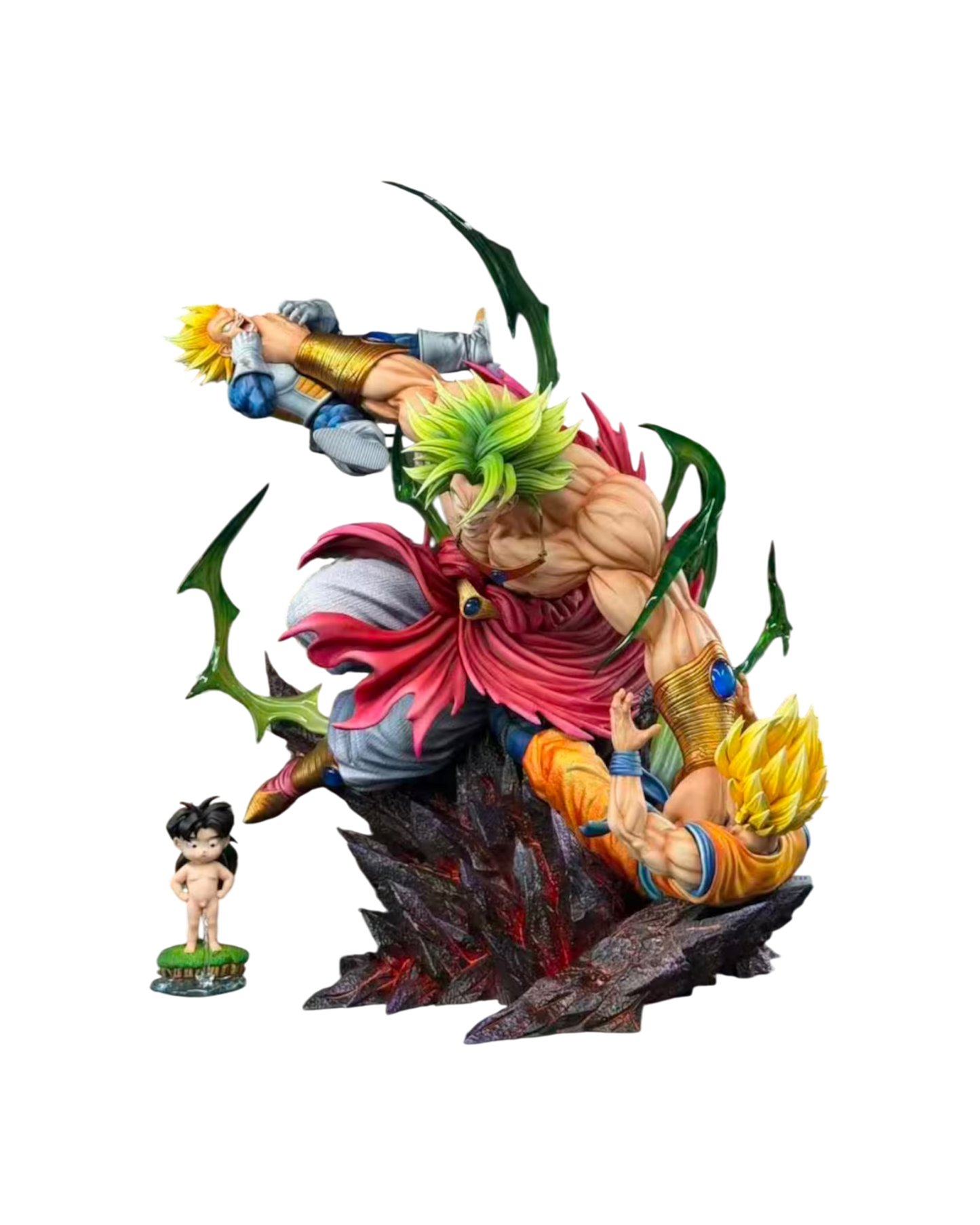 Statua Broly vs Goku X Vegeta V2 | Yi Shou Studio | Resin statue (Pre-Order)