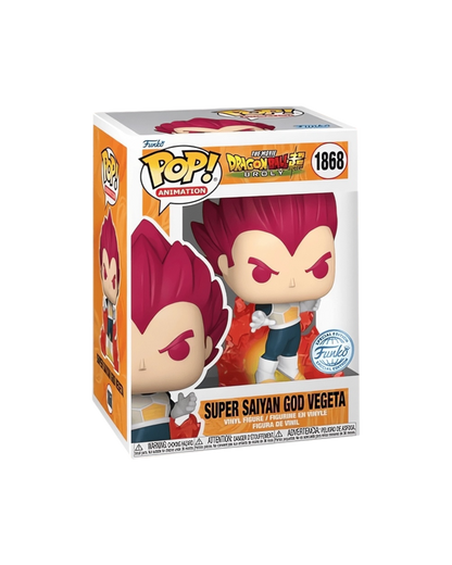 Funko Pop! 1868 Super Saiyan God Vegeta | Funko Special Edition