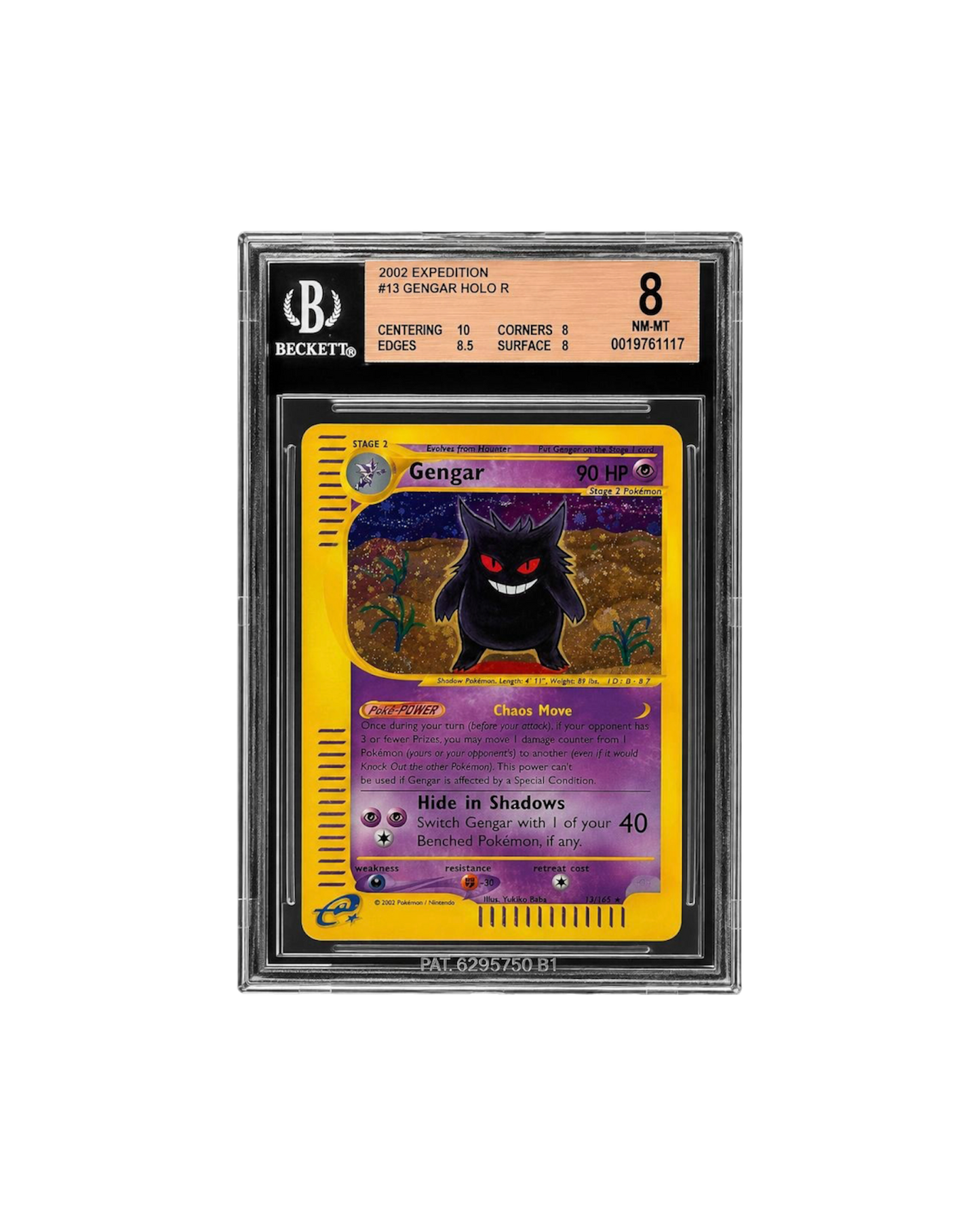Beckett 8 | 2002 Expedition #13 Gengar holo R | English