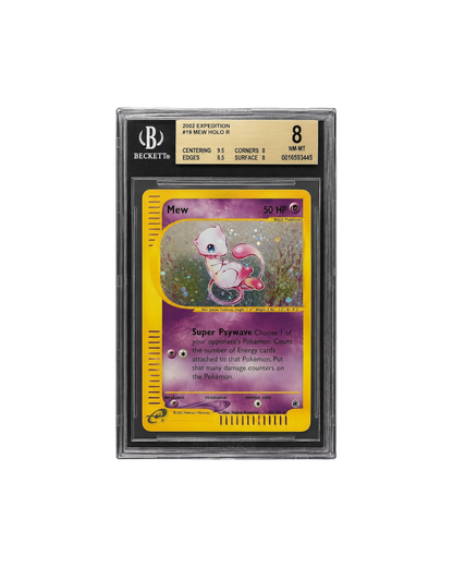Beckett 8 | 2002 Expedition #19 Mew Holo R | English